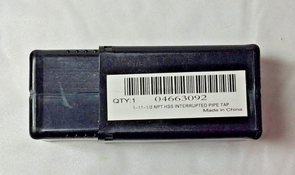 Steel Interrupted Thread Pipe Tap 1 - 11-1/2 NPT 5 Flutes 04663092