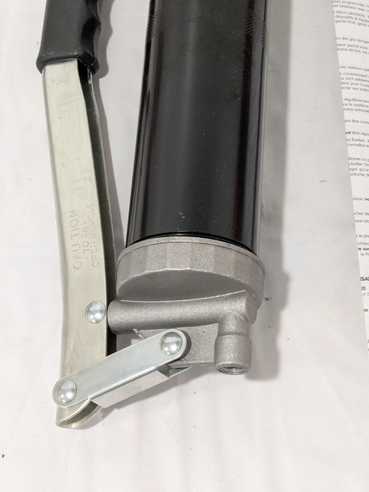 Lumax Manual Grease Gun: 10,000 psi, 14 oz Cartridge LX-1100