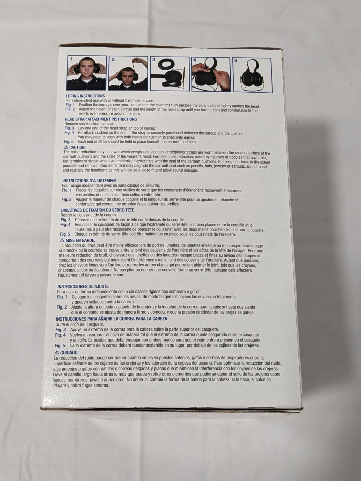 3M Peltor Optime 101 Black Behind-The-Head Earmuffs 7000002329