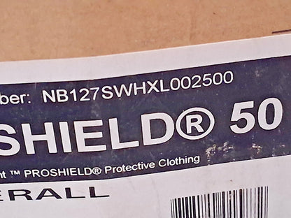 PRO-SAFE NonDisposable Chemical Resistant Coverall QTY25 SizeXL NB127SWHXL002500