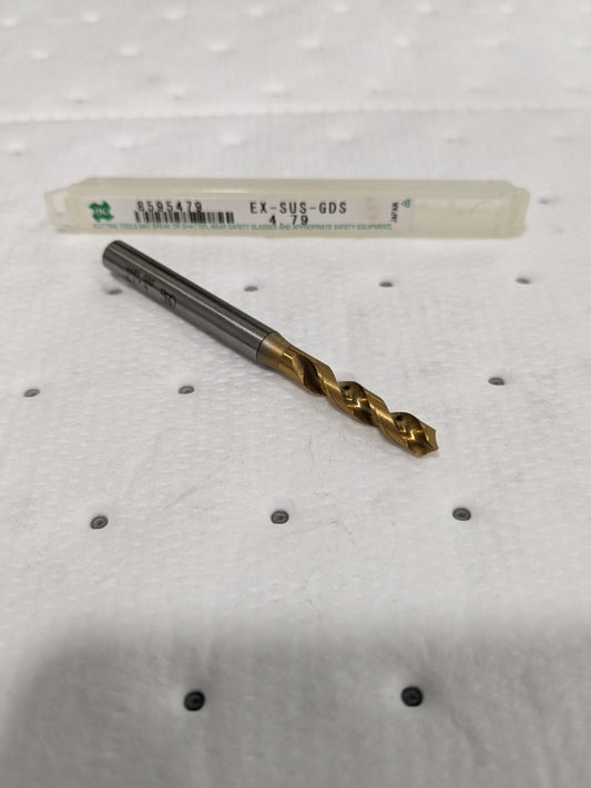 OSG Screw Machine Length Drill Bit: 4.79 mm (0.1886) Dia, 120º 8595479