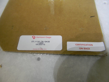 Vermont Gage Class X Plus Steel Pin Gage Go 1.2650 Plus Tolerance 191203110