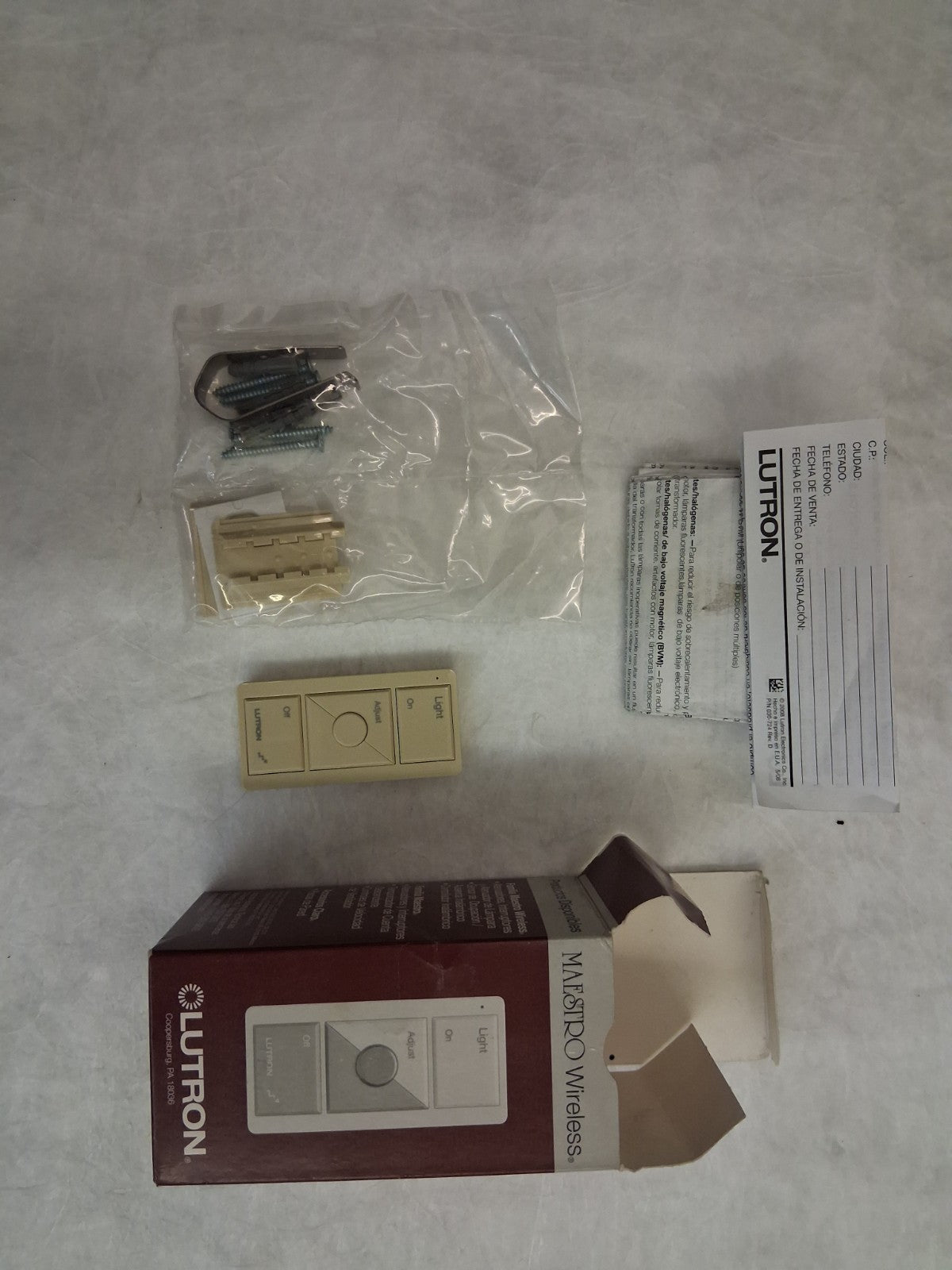 Lutron Wireless Control Controller REMOTE ONLY 13302