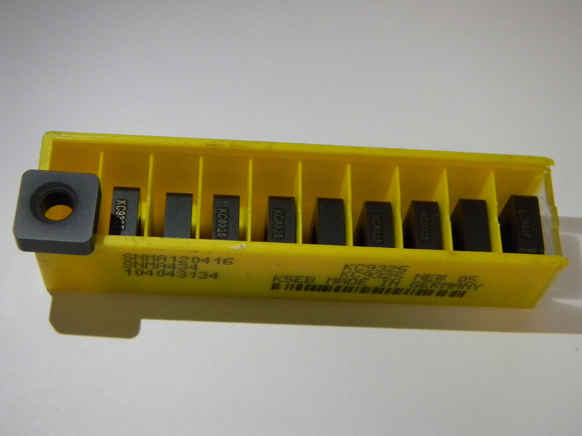 Kennametal Kenloc Turning Inserts SNMA434 Grade KC9325 Qty. 10