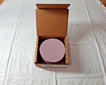 Premier Red Aluminum Oxide Dri-Lube Paper Discs 5" Dia 320 Grit 100PK 05539