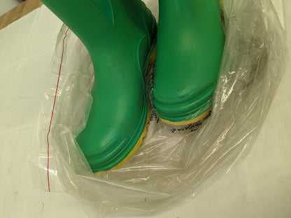 DUNLOP work boots Size 6, 16 High, PVC, Steel Toe, Gumboot 87012.6