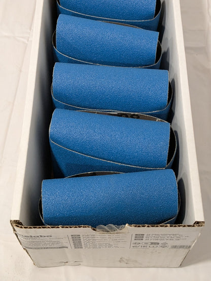 (10) Metabo Abrasive Belt: 3-9/16" Wide, 4" OAL, 80G, Zirconia Alumina 623474000