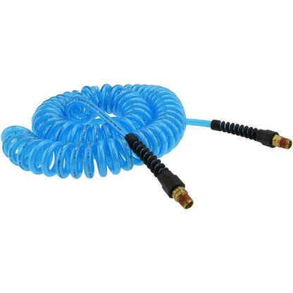 FlexEel 1/4" ID 25' Long Swivel Coiled & Self Storing Hose 53608170