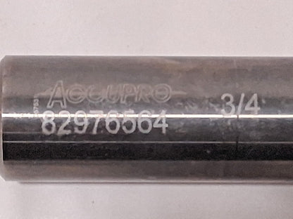 Accupro Carbide Square End Mill 3/4" Dia 3-1/4" LOC 3 FL 82976564