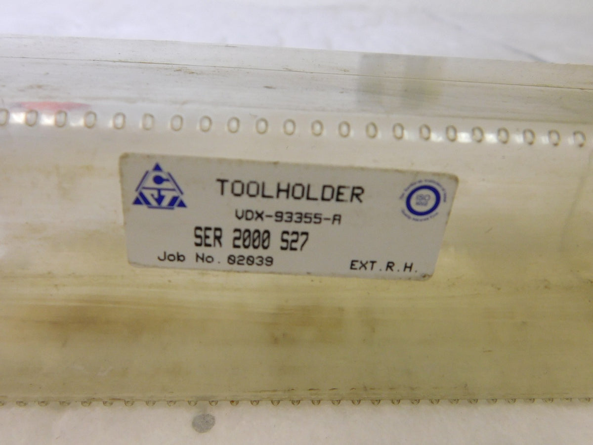 J&L Indexible External Threading Toolholder 2 Shank Dia RH 10 OAL SER2000S27