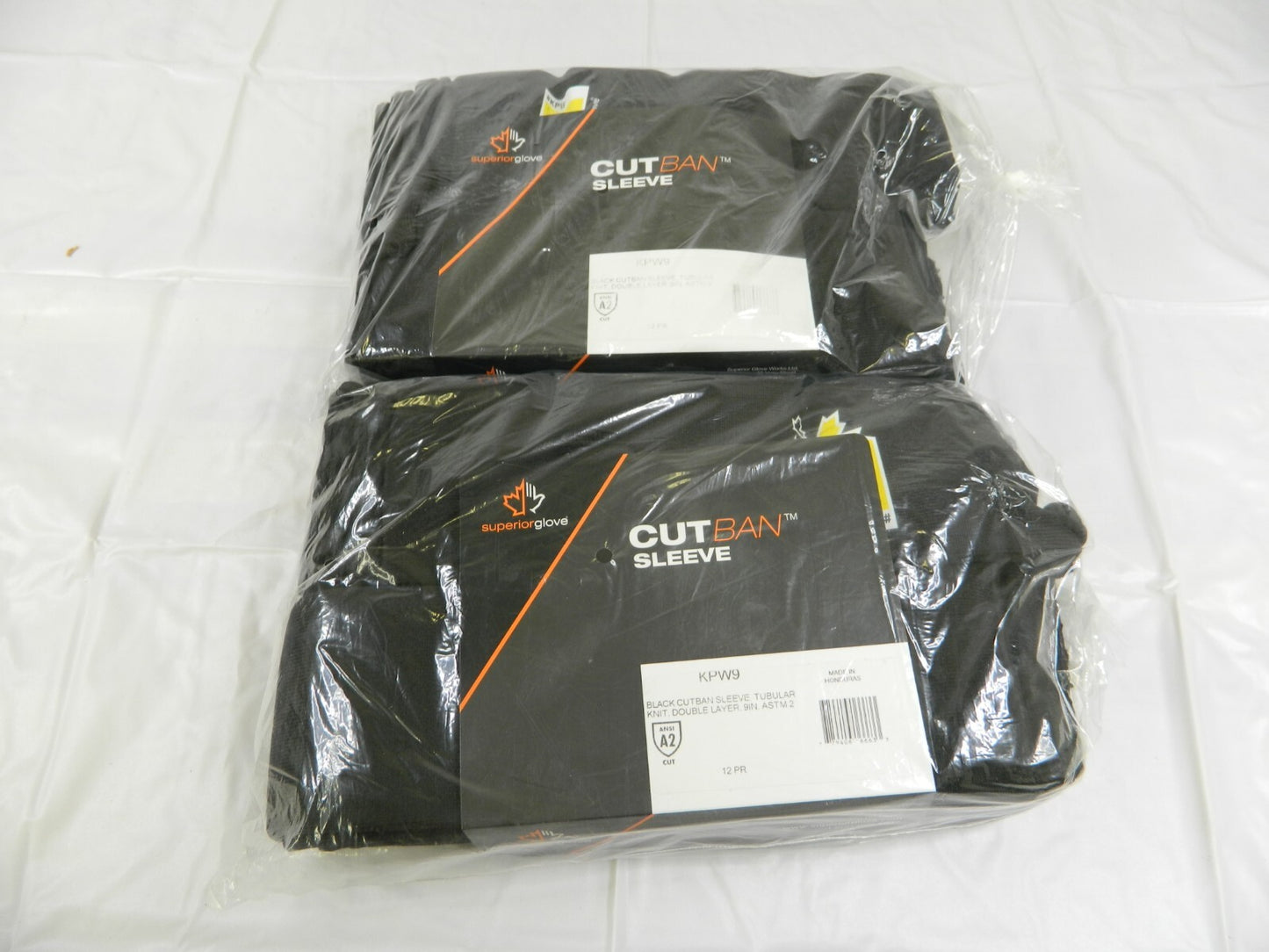 Superior Glove Cutban Sleeve, Tubular Knit, Double Layer, 9" Qty 24 Pairs K