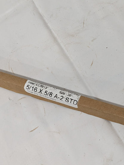 A2 Air-Hardening Flat Stock: 5/16" Thick, 5/8" Wide, 36" Long 85999696