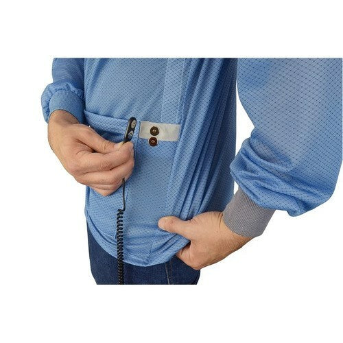 SCS Blue Dual Wire Jacket with Knit Cuffs, No Collar 2XL Qty 5 770105