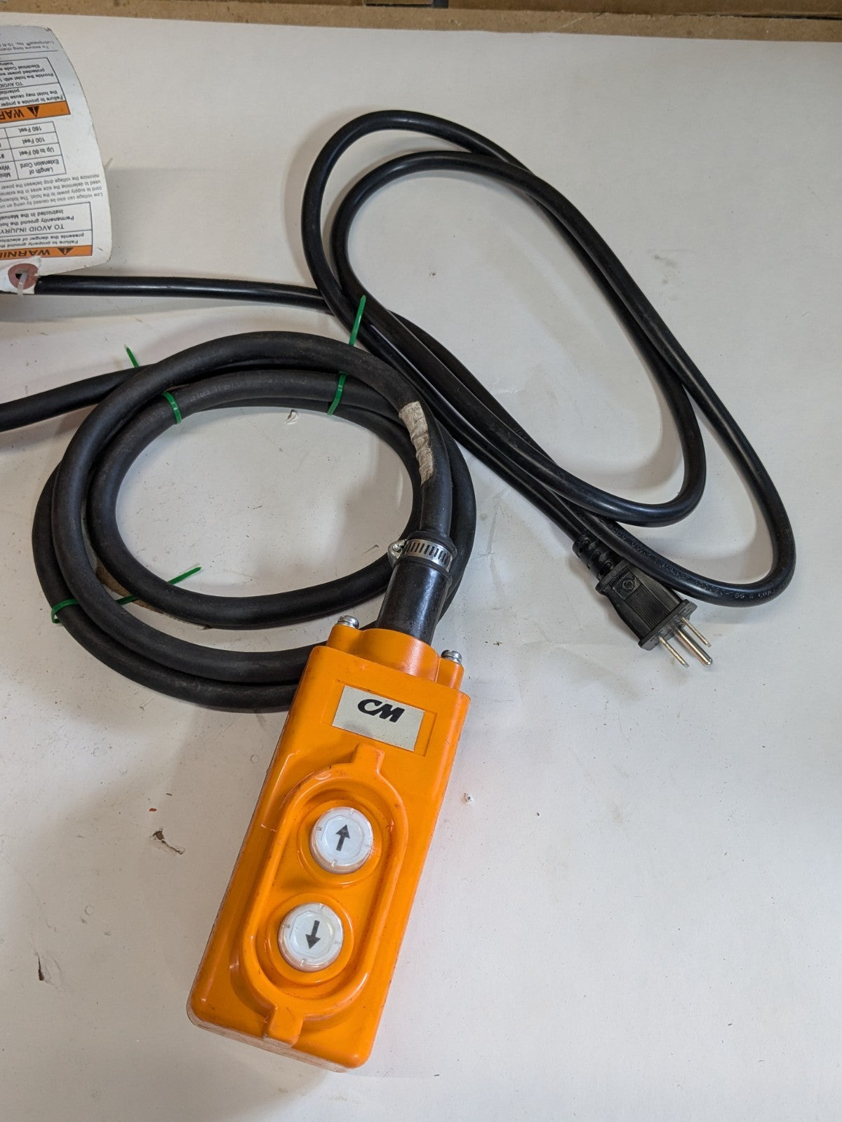 CM Shopstar Electric Chain Hoist 300 lb. Capacity 10 ft. Lift PARTS / REPAIR