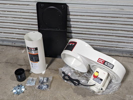 Jet Vortex Cone Portable Dust Collector 650 CFM 1 HP 115v 708642BK