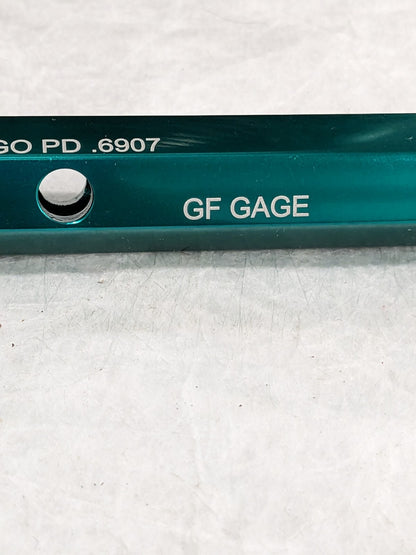 GF GAGE Set Plug Gage: 3/4-10 UNC, No Go Class 3B, 3" Handle HL0750103ANSE