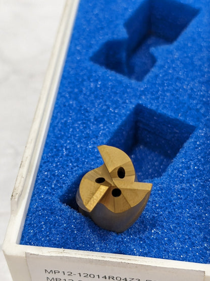 SECO Slotting Milling Tip Insert: MP12-12014R04Z3-E04 F40M, Carbide 02679139