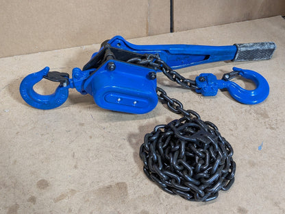 Pro Source Manual Ratchet Lever Chain Hoist 3000 lb. Capacity 10 ft. Lift