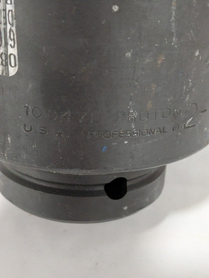 Proto Impact Socket: 1" Drive, 2-15/16" Socket, Hex Drive J10047L