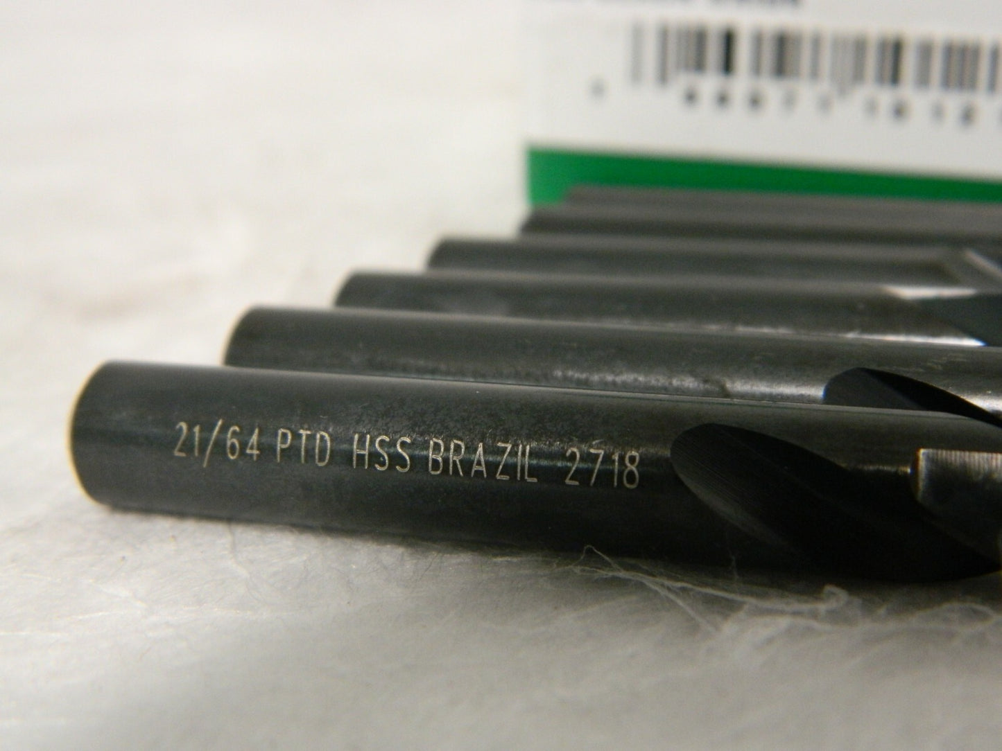 Precision Twist Drill High Speed Steel Jobber Drill 21/64" 118° Qty 6 01012