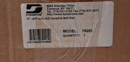 Dynabrade Zirconia Alumina Abrasive Belts 3/4" Wide 18" OAL 80 Grit QTY35 79036