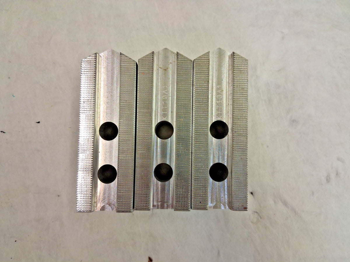 Abbot Workholding Products Soft Lathe Serrated Chuck Jaw QTY3 KTT10A1