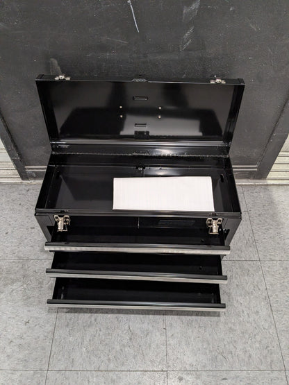 Waterloo 3 Drawer Portable Tool Chest 8-1/2" D x 12" H x 20-1/2" W MP-2012BK