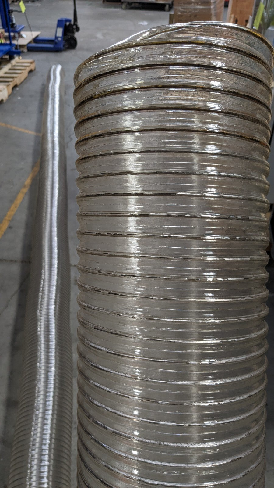 HI-TECH DURAVENT Blower Duct Hose PVC 8" ID 7 psi 25' -20 to 180°