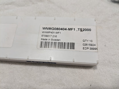 SECO Turning Insert: WNMP 431-MF1 TS2000, Carbide 02615924