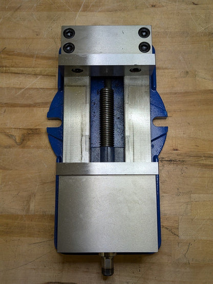 Precision Machine Vise 6" Jaw Width 6-1/4" Opening Capacity Stationary