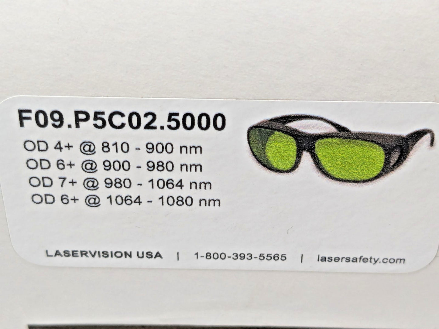 Tykma Electrox Safety Glasses for LaserGear QUBE 20W/60W F09.P5C02.5000