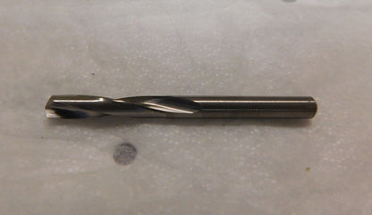 Metal Removal Solid Carbide Screw Machine Length Drill Bit 0.1969" QTY 3  M43397