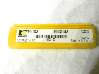 Kennametal Kenloc Carbide Turning Inserts SNMG432UP Grade-KC9225 Box of 5