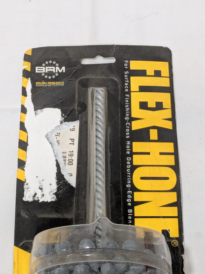 BRM Flexible Cylinder Hone: 3" Max Bore Dia, 320 Grit, Silicon Carbide BC30032