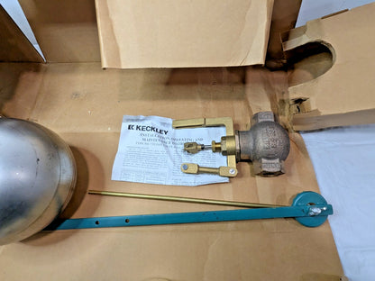 Keckley Type 7 Single Seat Float Valve Bronze Body & Bronze Trim 3/4 27 SG-BBBT