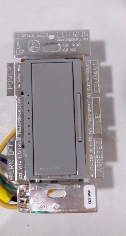 Lutron Maestro MAELV-600-GR Low-Voltage Dimmer 600W Max - 120V - Gray
