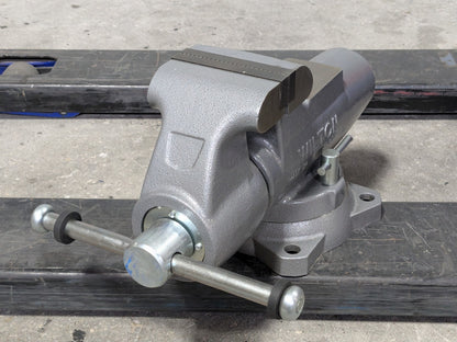 Wilton Round Channel Machinist Vise w/ Swivel Base 5" Jaw Width 8" Opening 28832