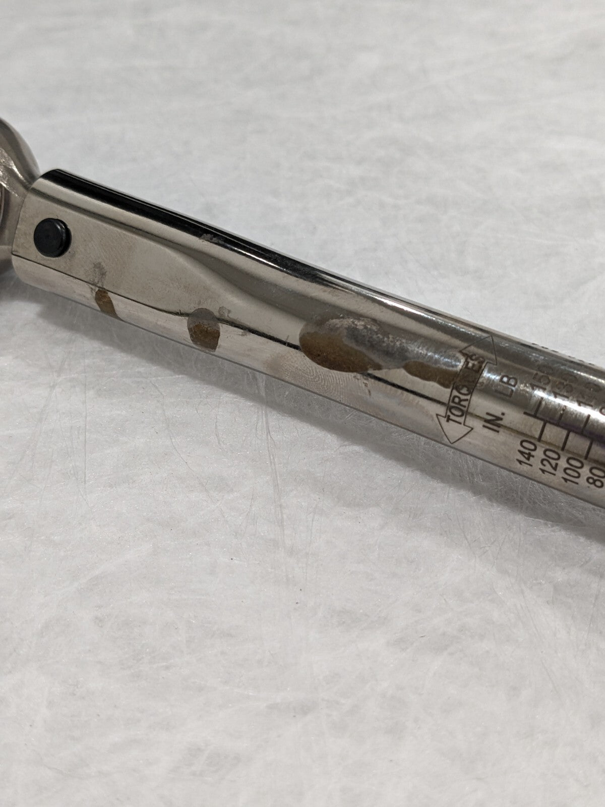 Utica Ratchet Head Torque Wrench TCI-150RA-3/8 USED