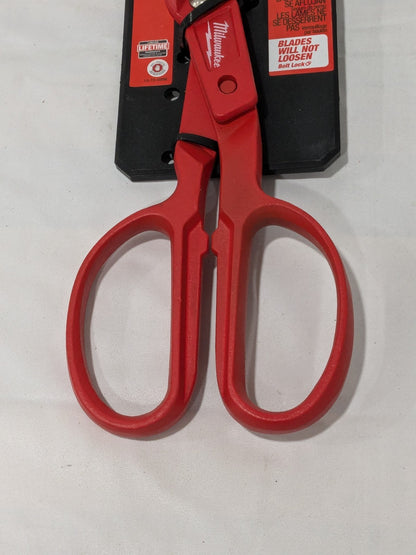 Milwaukee Tool Tinner's Snips: 11" OAL, 3" LOC, Steel Blades 48-22-4005