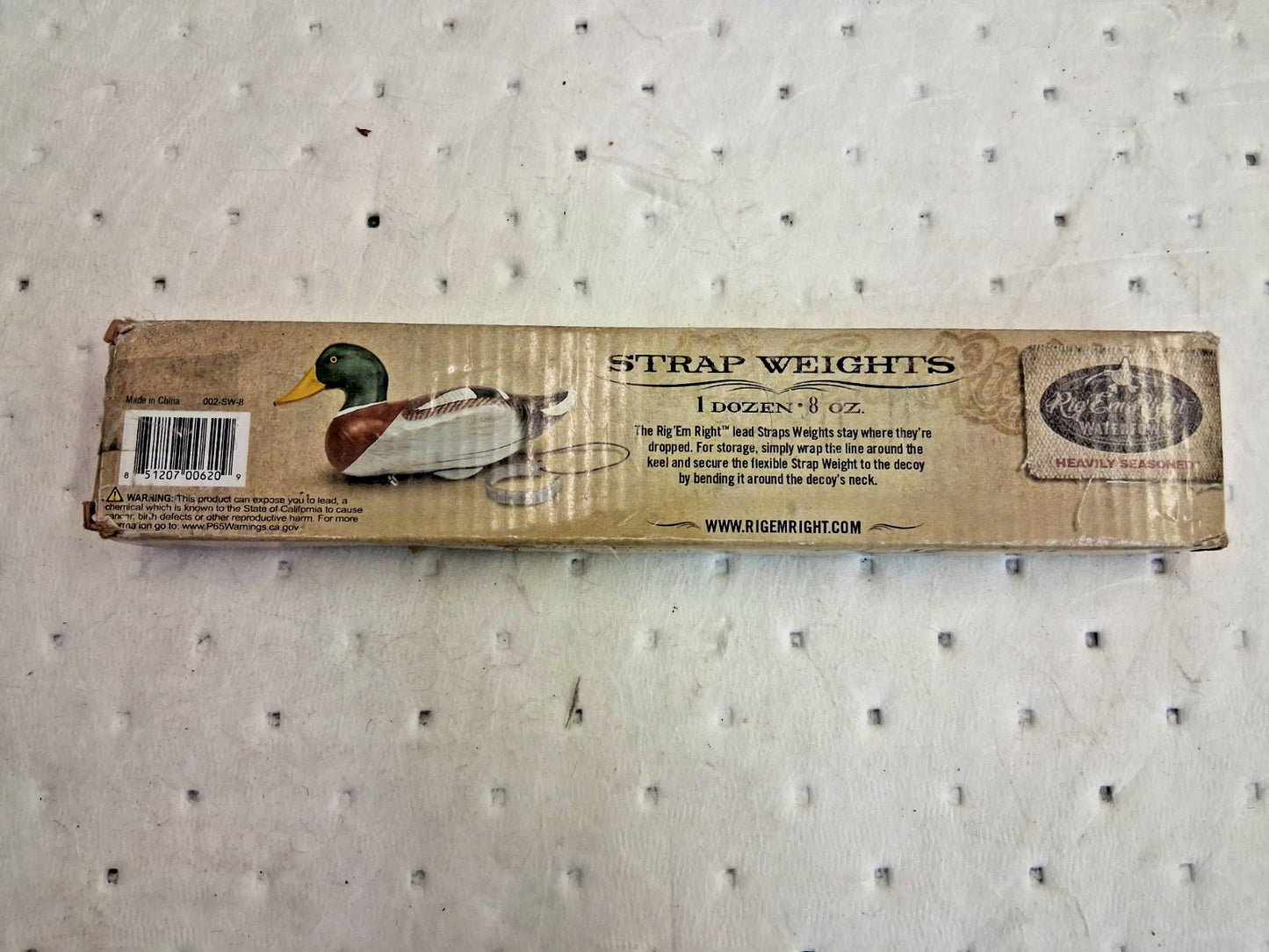 Rig Em Right Duck Decoy Rigging Strap Weights QTY12 Straps 002-SW-8