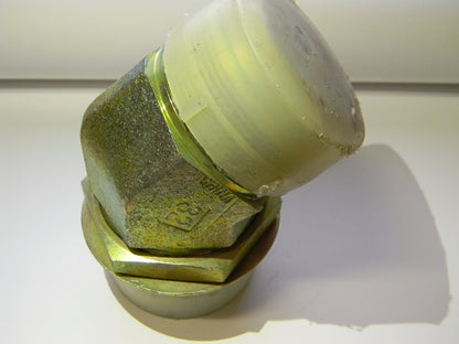 Royal Brass and Hose 2-1/2"-12 Male O-Ring Boss 45° elbow 32MJ-32MB45