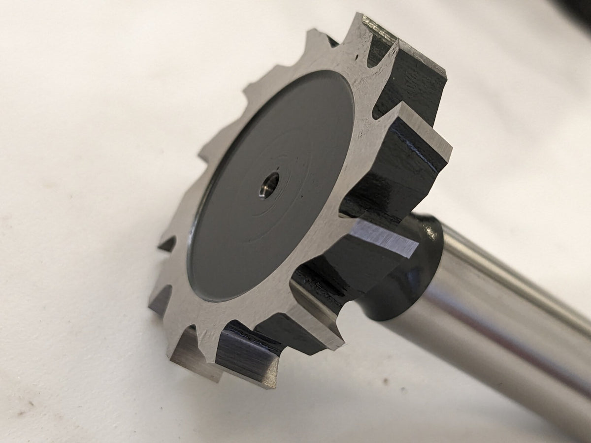 Woodruff Keyseat Cutter: 1.5" Cut Dia Staggered Tooth C2200812