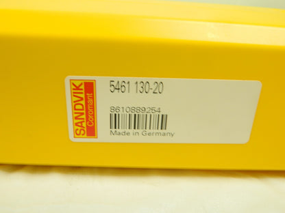 Sandvik Coromant 5461 Brazed Tool Assembly Item 130-20 Drawbar 5780998