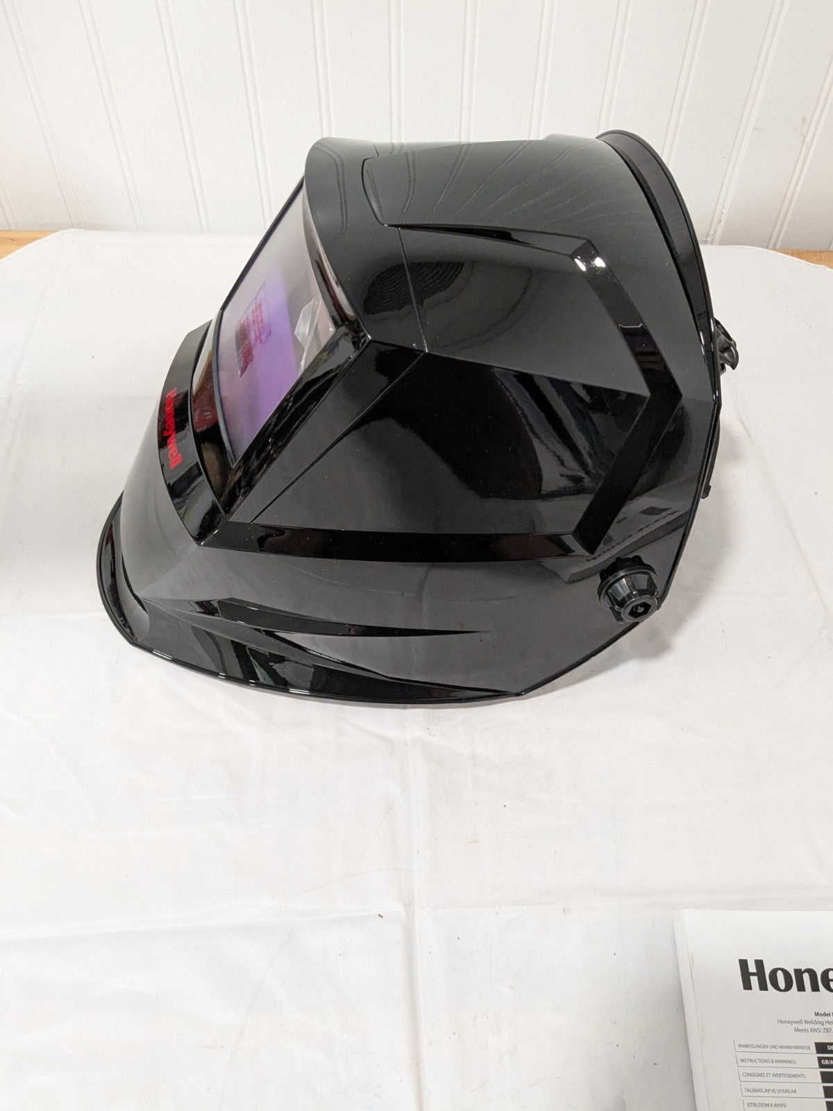 Honeywell Welding Helmet: Black, Nylon, Shade 9 to 13 HW200