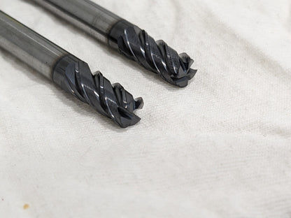 SGS Corner Radius End Mills: 6 mm Dia Solid Carbide 46451