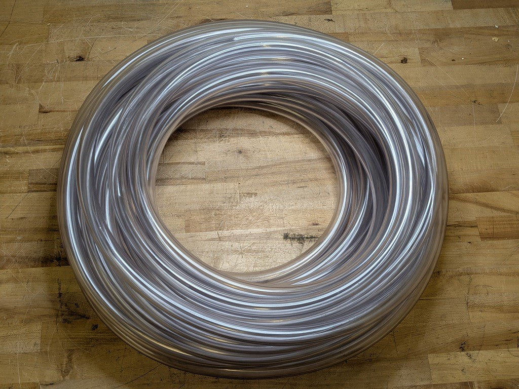 Clear Vinyl Tubing 100 Ft. x 3/4 In. ID 35 PSI Max. SOF-053-7
