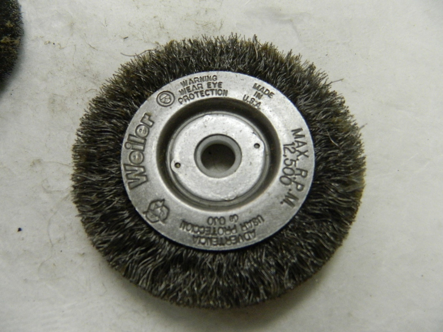 Weiler Crimped Steel Wheel Brush 3" Brush Diameter Qty.2 #00214