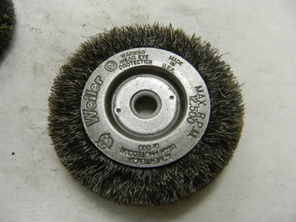 Weiler Crimped Steel Wheel Brush 3" Brush Diameter Qty.2 #00214