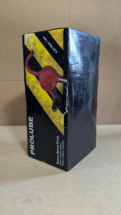 PROLUBE Rotary Drum Pump for 15-55 Gal Drums   Cast Iron   .25L Per Turn