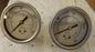 Pressure Gauge 2pk 2-1/2" Dial, 160 psi 1/4" Thread Center Back Mount 115AB25160